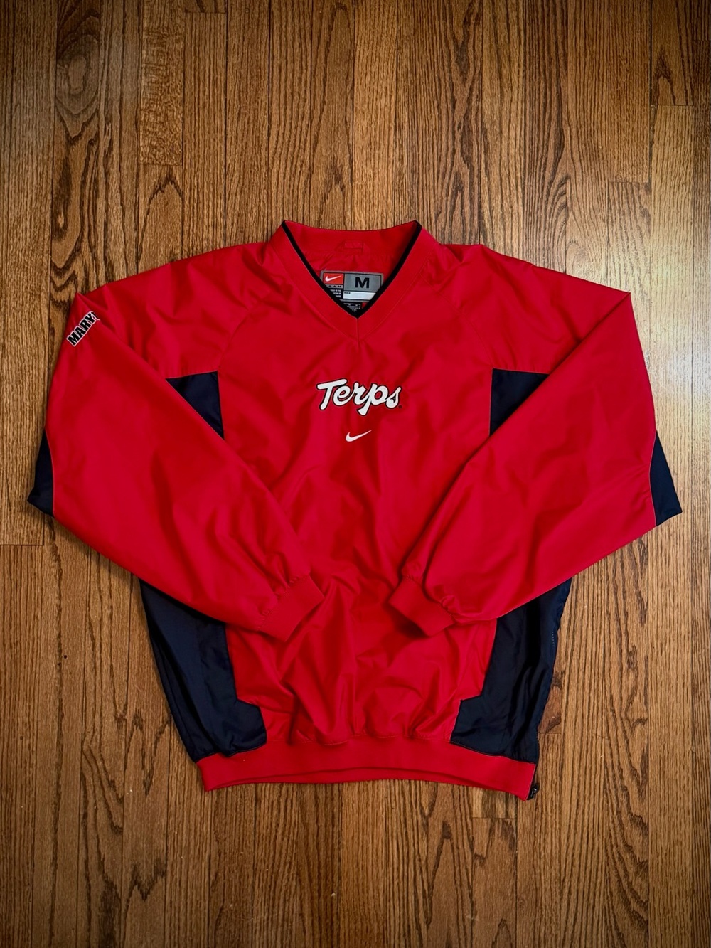 Vintage Team Nike University of Maryland Coaches Pullover